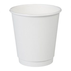 8oz Double wall Cup white color