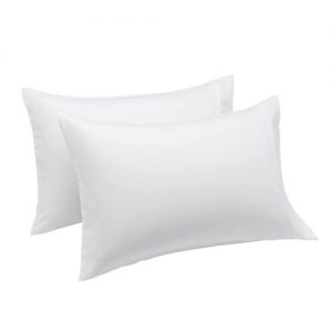 white pillow case